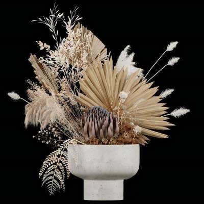 侘寂花瓶花艺-1